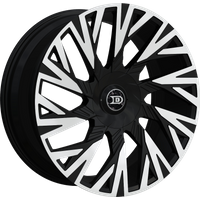Roues Drastic DS13 Noir Machiné - 20x8.5 - 5x114.3 - 35 Offset