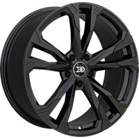 Roues Drastic DS6 Noires - 20x8.5 - Motif de boulons 5x114.3