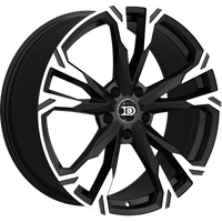 Roues Drastic DS6 Noir Machiné - 20x8.5 - 5x114.3 - 35 Offset — Roues et jantes