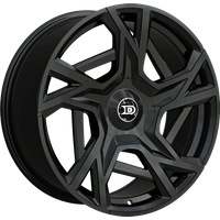 Jantes Drastic DS7 Noires 20x8.5 5x114.3 avec déport 35