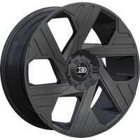 Roues Drastic DS8 Noires - 20x8.5 - 5x114.3 - Dégagement 35