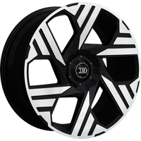 Roues Drastic DS8 Noir Usiné - 20x8.5 - 5x114.3 - 35 Offset