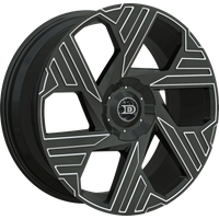 Jantes Drastic DS8 Noires et Moulées 20x8.5 5x114.3