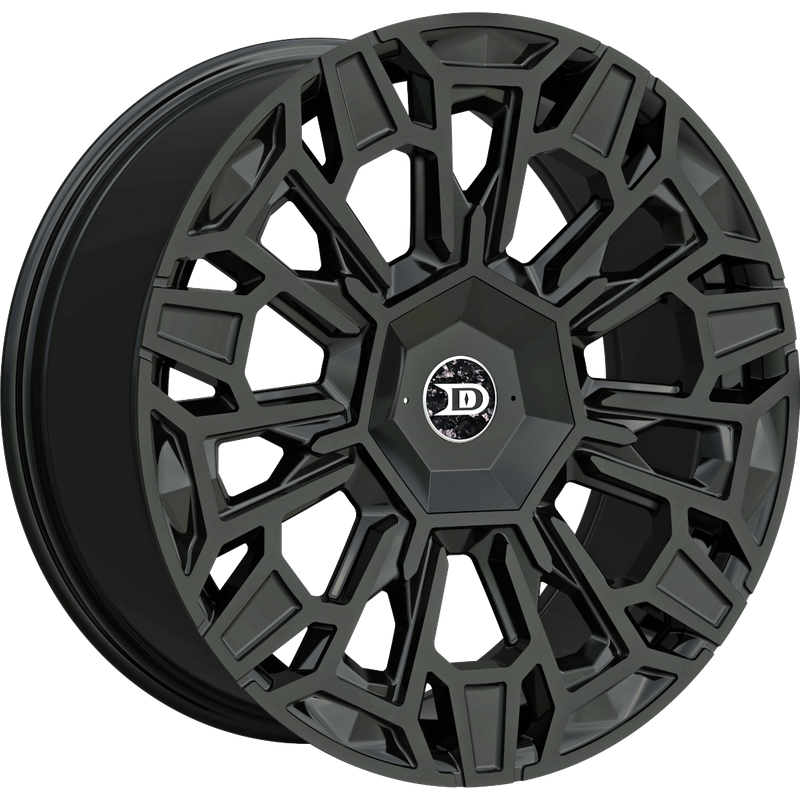 Drastic DS9 Black Wheels - 20x8.5 - 5x114.3 Bolt Pattern — Wheels & Rims