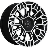 Roues Drastic DS9 Noir Usiné - 20x8.5 - 5x114.3 - 35 Offset — Roues et jantes