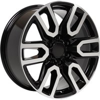 Roues OE CV36 Noir Machiné - 20x9 - Motif de Boulons 6x139.7