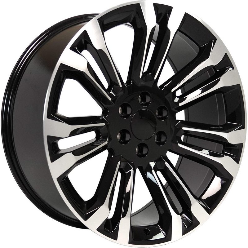 OE Wheel CV43 Black Machined 24x10 6x139.7 Bolt Pattern Rims — Wheels & Rims