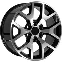 Roues OE CV92 Noir Usiné - 20x9 - Motif de boulon 6x139.7