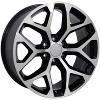 OE Wheel CV98 Black Machined 20x9 6x139.7 Bolt Pattern Rims — Wheels & Rims