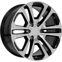 OE Wheel CV99 Black Machined 20x9 6x139.7 Bolt Pattern Rims — Wheels & Rims