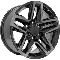 OE CV34 Black Machined Tinted Clear Wheels - 18x8.5 - 6x139.7