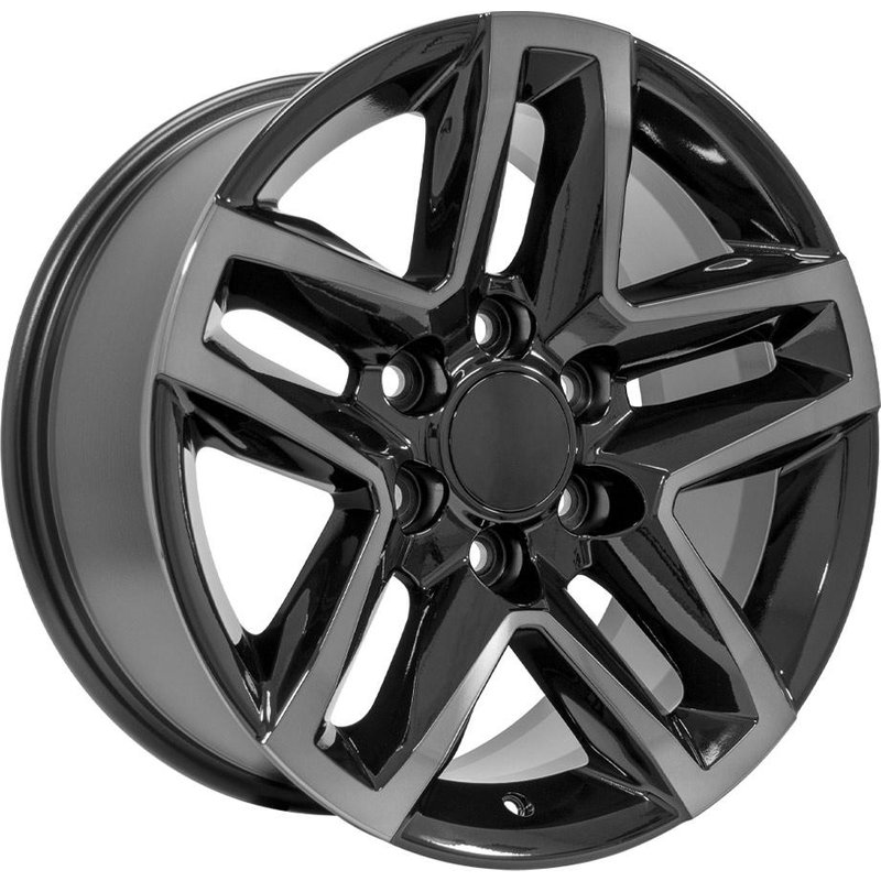 OE CV34 Black Machined Tinted Clear Wheels - 18x8.5 - 6x139.7 — Wheels & Rims