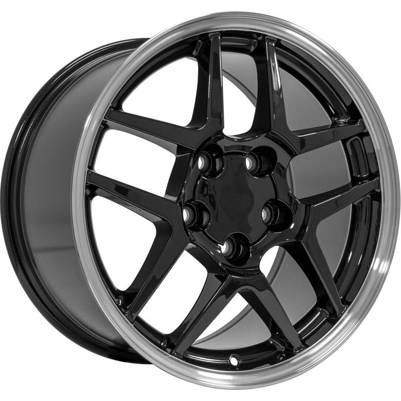 Roues OE CV04 Noires avec Bord Usiné - 17x9.5 - 5x120.65 — Roues et jantes