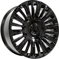 Roues OE CA92 Noir Brillant - Taille 22x9, Motif de Boulons 6x139.7