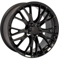 Roues OE CV22 Noires - 20x10 - Motif de boulon 5x120.65 - Dégagement 79
