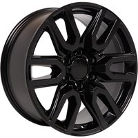 Roues OE CV36 Noir Brillant 20x9 6x139.7 Motif de Boulons 24 Offset — Roues et jantes