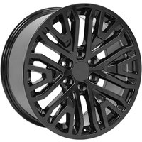 Roues OE CV37 Noir Brillant - 20x9 - Motif de boulons 6x139.7 — Roues et jantes