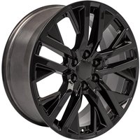 Roues OE CV38 Noir Brillant 22x9 6x139.7 Rims — Roues et jantes