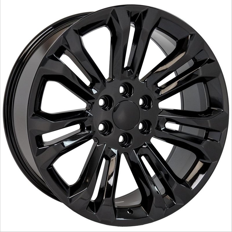 Roues OE CV43 Noir Brillant - 22x9 - Motif de Boulons 6x139.7 — Roues et jantes