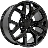 Roues OE CV66 Noir Brillant - 20x9 - Motif de boulons 6x139.7 — Roues et jantes