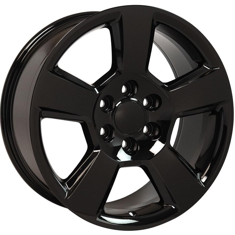 Roues OE CV76 Noir Brillant - 20x9 - Motif de boulon 6x139.7 — Roues et jantes