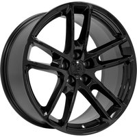 Roues OE DG23 Noires Brillantes - 20x9 - Motif de Boulons 5x115