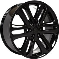 Roues OE FR76 Noires Brillantes - 22x9 - Motif de boulons 6x135 - Déport 44