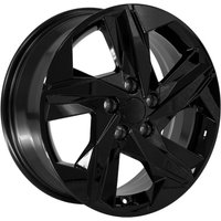 Roues OE HY12 Noir Brillant 17x7 avec Motif de Boulons 5x114.3
