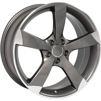 OE Wheel AU29 Gunmetal Machined - 19x8.5 - 5x112 Bolt Pattern — Wheels & Rims