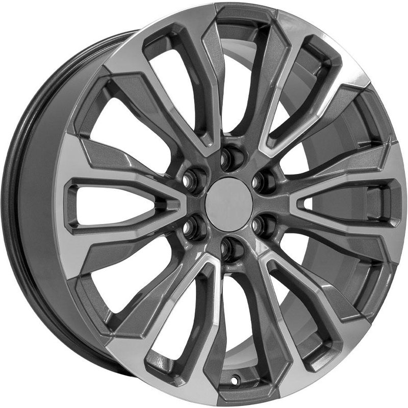 Roues OE CV30 Gunmetal Machined 22x9 6x139.7 — Roues et jantes