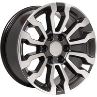 OE Wheel CV35 Gunmetal Machined 18x8.5 6x139.7 Bolt Pattern — Wheels & Rims