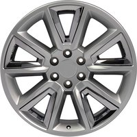 Jantes OE CV73 Hyper Black avec Insert Chrome 20x8.5 6x139.7