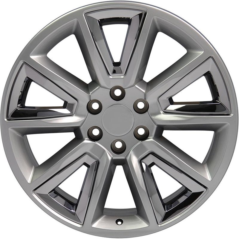 Jantes OE CV73 Hyper Black avec Insert Chrome 20x8.5 6x139.7 — Roues et jantes
