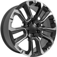 Roues OE CV68 Satin Noir avec Bord Moulé - 22x9 - 6x139.7
