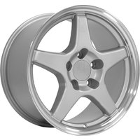 Roues OE CV01 Argent avec Bord Usiné - 17x9.5 - 5x120.65 - 56 Offset — Roues et jantes