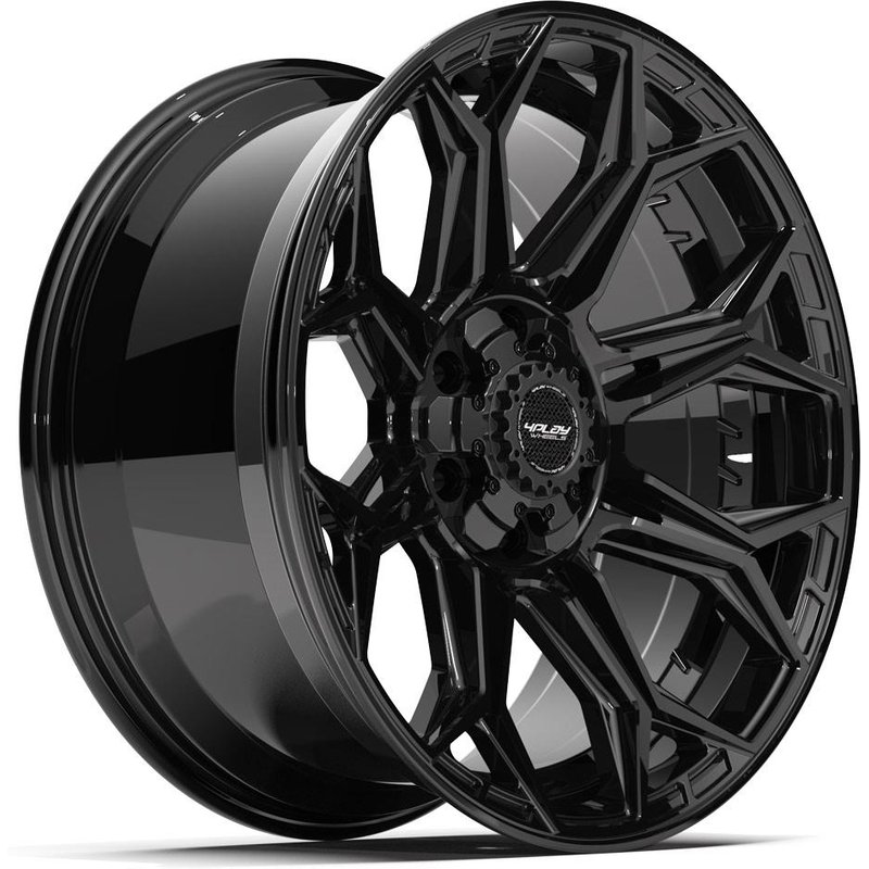 Roues 4Play 4P83 Noir Brillant - 20x9 - Motif de Boulons 6x139.7 — Roues et jantes