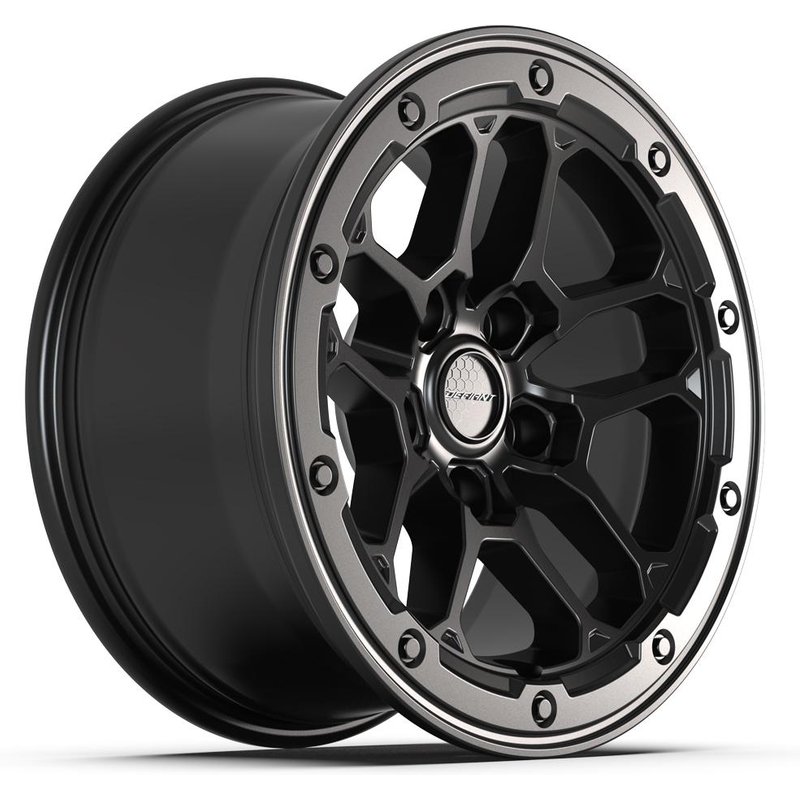 Defiant DF01 Satin Black Wheels - 17x8 - 5x127 Bolt Pattern — Wheels & Rims