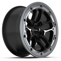 Defiant DF01 Gloss Black Wheel with Milled Ring - 17x8 - 5x127 — Wheels & Rims