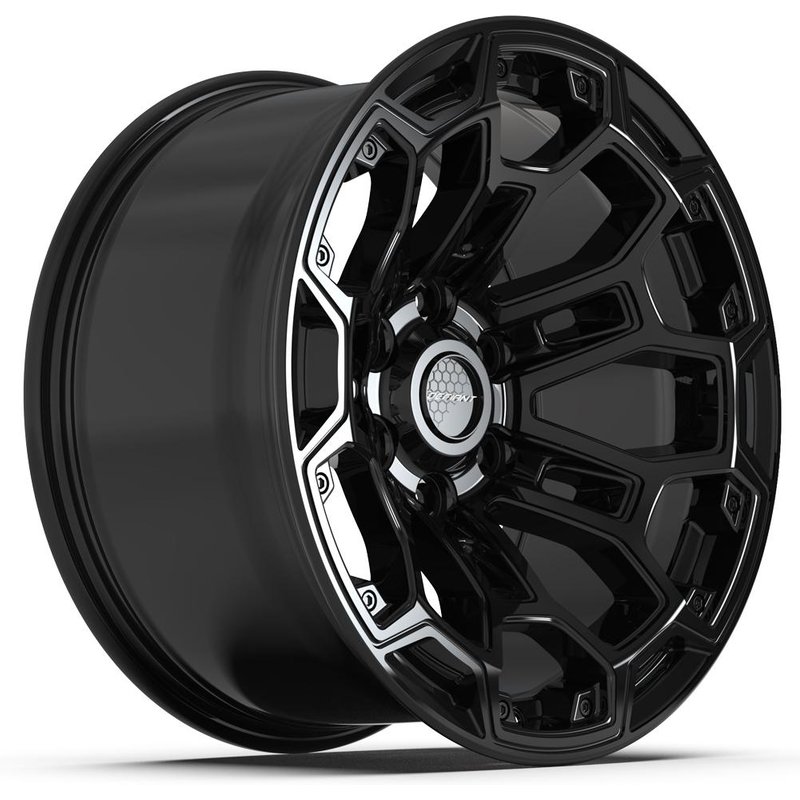 Defiant DF03 Gloss Black Wheels - 18x9 - 6x139.7 Bolt Pattern — Wheels & Rims
