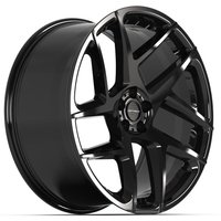 Defiant DF05 Gloss Black Wheels - 22x10 - 5x108 Bolt Pattern — Wheels & Rims