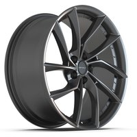 Roues Defiant DF06 Charbon Satiné Foncé - 20x9 - 5x120 - 35 Offset