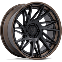 Roues Fuel FC405 Dynamo Noir Mat avec Bord G-Bronze - 20x10