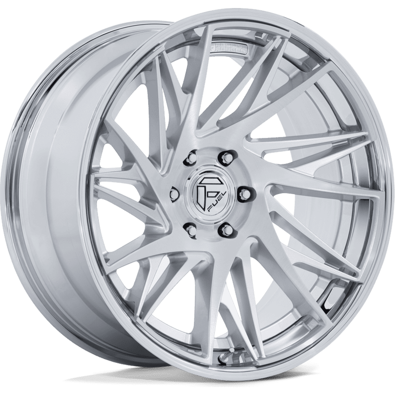 Fuel FC405 Dynamo Gloss Silver Brushed Wheels - 20x10 -5x127 — Wheels & Rims