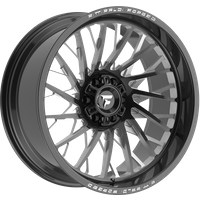 Roues Fittipaldi Offroad FTF501BM Moulées Noires Brillantes - 22x10 - 6x135