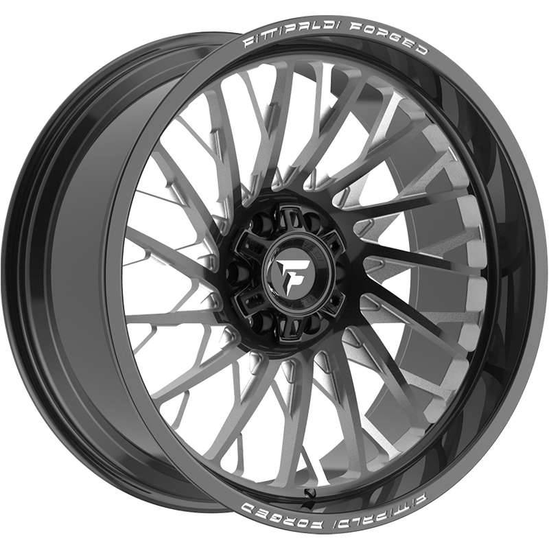 Fittipaldi Offroad FTF501BM Gloss Black Milled Wheels - 22x10 -6x135 — Wheels & Rims
