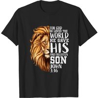 Cadeaux religieux chrétiens T-shirt Lion Judah pour hommes — T-shirts pour hommes