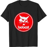 Bobcat Logo T-Shirt for Men in Black