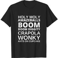 T-shirt Holy Moly Amazeballs pour hommes en noir — T-shirts pour hommes