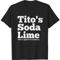 T-shirt blanc Tito's Soda Lime pour hommes — T-shirts pour hommes