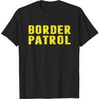 T-shirt de costume d'Halloween Border Patrol Immigration US ICE pour hommes